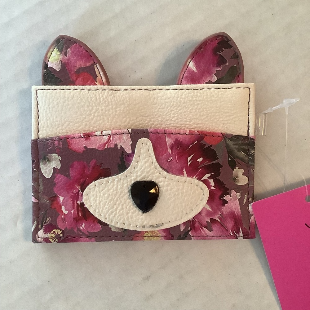 Betsey Johnson Kitsch Card Case NEW